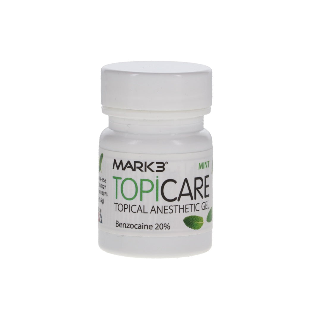 MARK3 Topicare Topical Anesthetic Gel Mint 1oz Jar (34038)